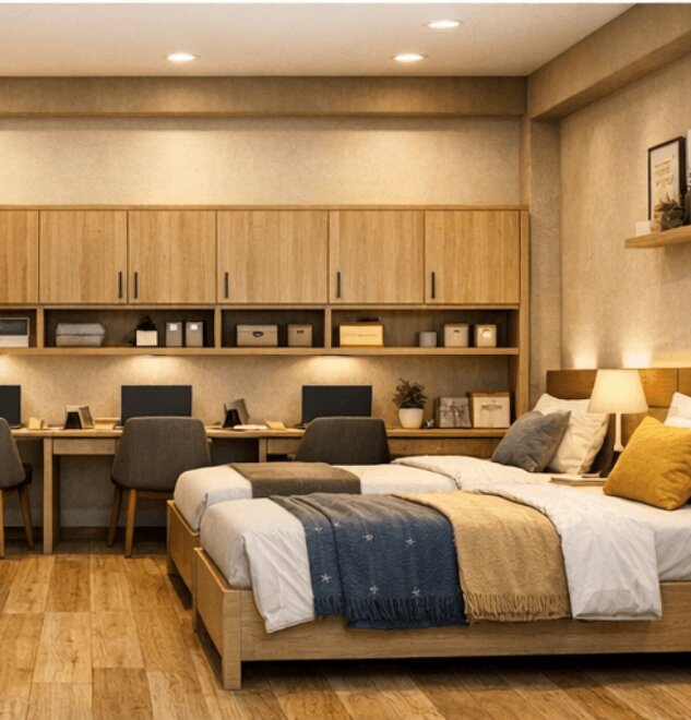 Triple Sharing Rooms